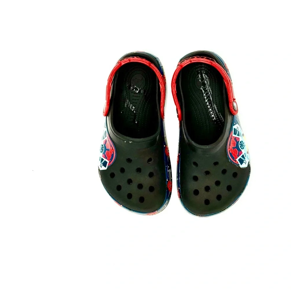 CROCS Black and Red‎ Sandals with Classic Design